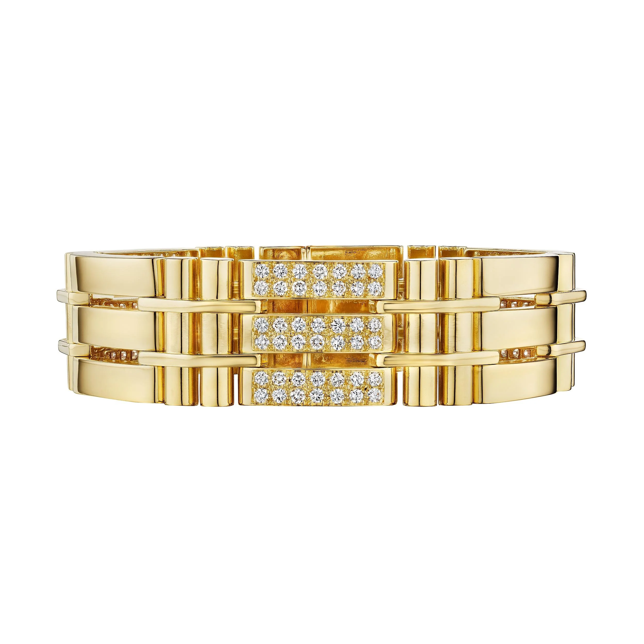 Van Cleef & Arpels 18k Yellow Gold Bracelet ブレスレット Vintage Alhambra bracelet, 5 motifs 18K yellow gold - Van